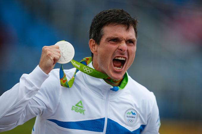 Leta 2016 je Petru Kauzerju odleglo, ko je osvojil srebro. | Foto: Stanko Gruden, STA