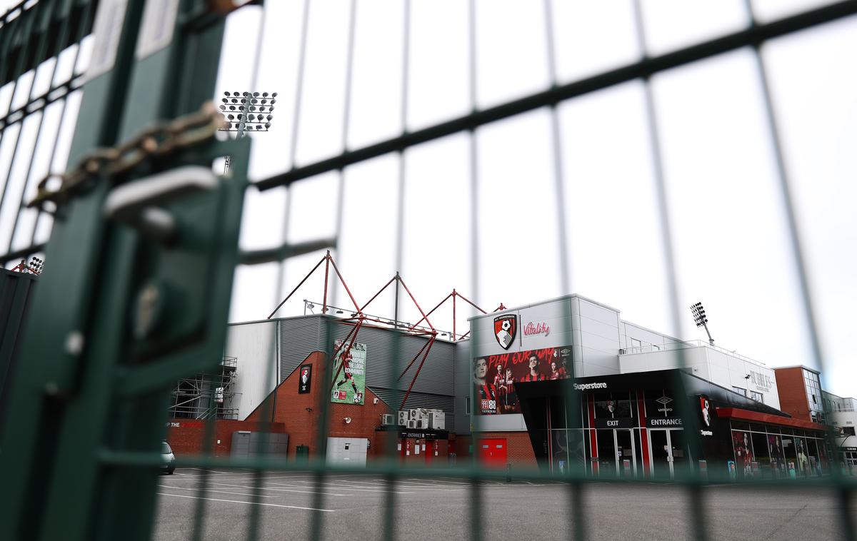 Bournemouth stadion | Stadioni klubov iz premier lige že od marca samevajo. | Foto Guliver/Getty Images