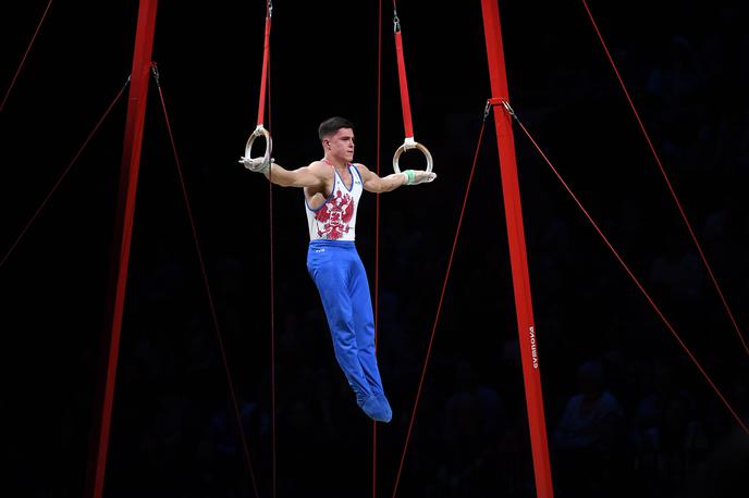 Nikita Nagornij, krogi | Rus Nikita Nagornij je osvojil prvo zlato odličje na EP. | Foto Getty Images