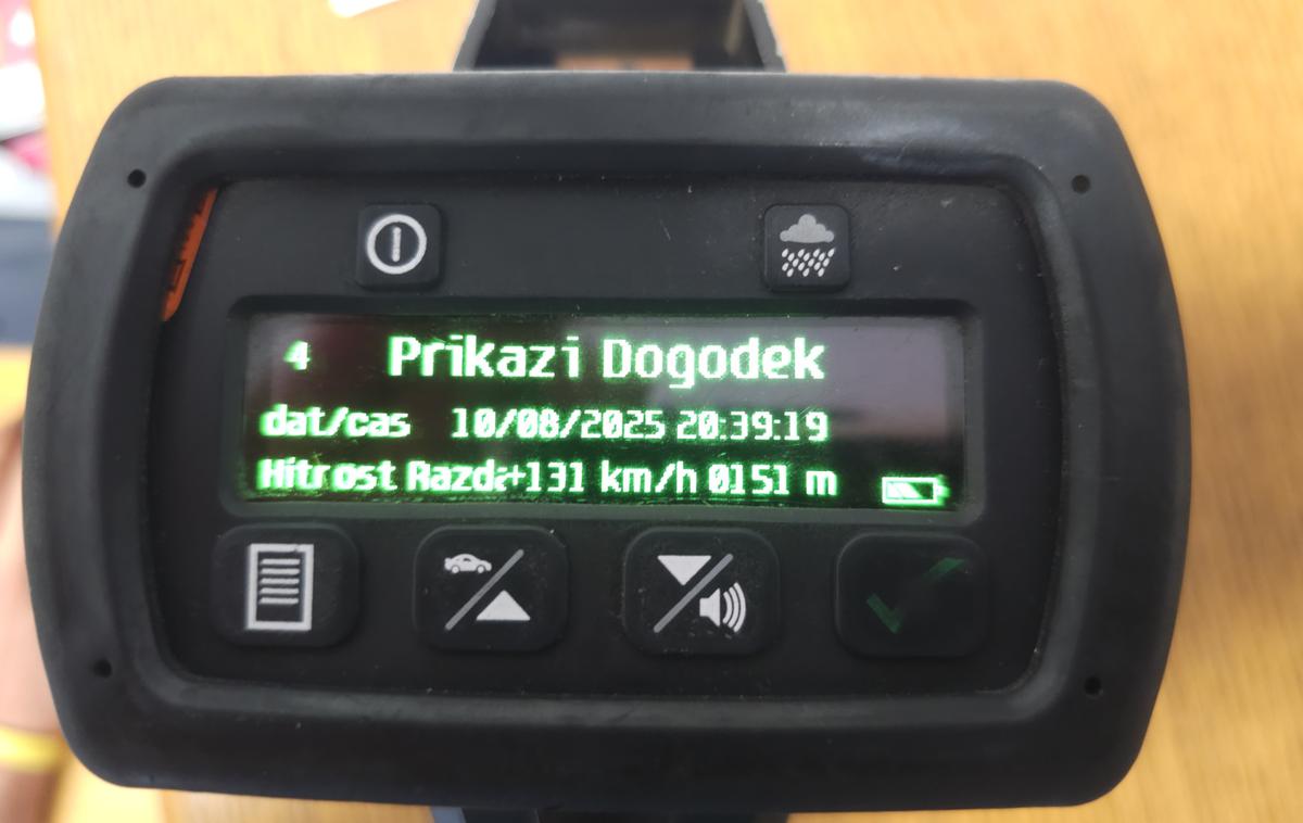 radar omejitev hitrosti | Foto policija