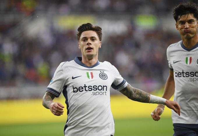 Nicola Zalewski je popeljal Inter v vodstvo na gostovanju v Torinu. | Foto: Reuters