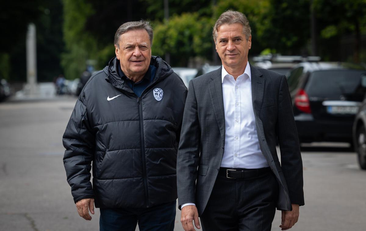 Janković in Golob napovedala projekt | Premier Robert Golob in ljubljanski župan Zoran Janković sta na festivalu Igraj se z mano napovedala nove projekte.  | Foto STA