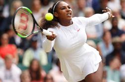 Znane polfinalistke Wimbledona, Williamsova s težavami