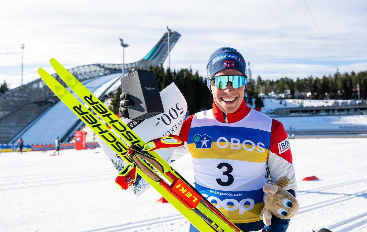 Martin Lowstrom Nyenget | Martin Loewstroem Nyenget je zmagovalec 50-kilometrske preizkušnje. | Foto Guliverimage