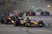 Singapur štart Lando Norris McLaren