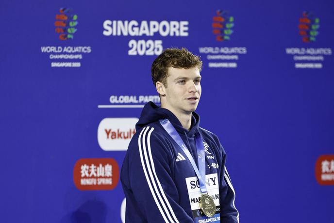 Marchand po svetovnem rekordu še do naslova na 200 m mešano