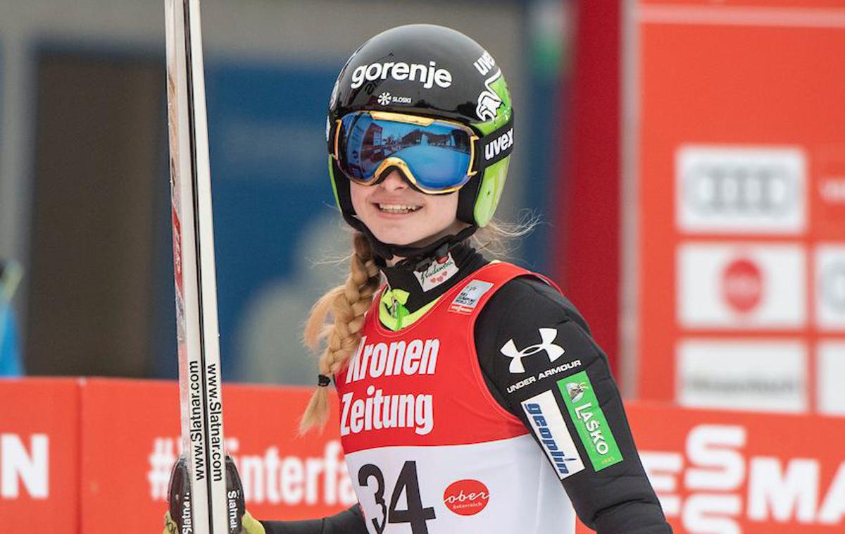 Nika Križnar | Nika Križnarje bila na 11. mestu najboljša slovenska skakalka. | Foto Sportida