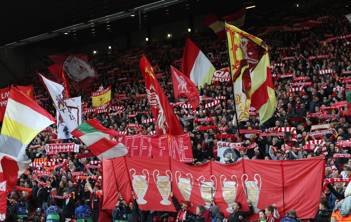 Liverpool navijači Anfield | Navijači Liverpoola so kupili ponarejene vstopnice. | Foto Reuters