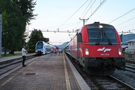 Navijači, vlak, Frankfurt