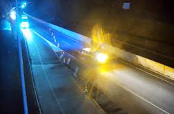 Prometna nesreča zaprla dolenjsko avtocesto