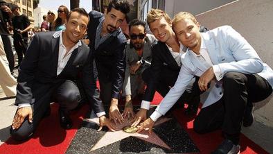 Backstreet Boys z zvezdo na Pločniku slavnih