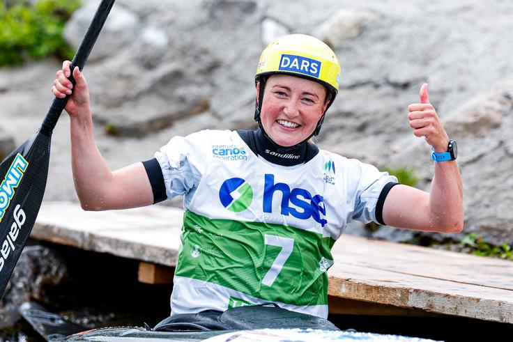 Tacen Eva Alina Hočevar kanu | Foto: Aleš Fevžer