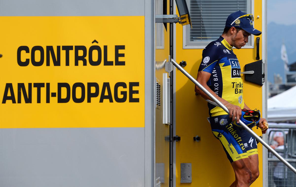 Alberto Contador doping | Kljub svetovni zdravstveni krizi protidopinško testiranje deluje nemoteno, a z večjo previdnostjo. | Foto Getty Images