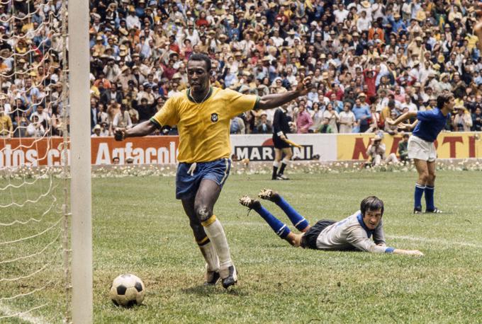 Pele na SP leta 1970, ko je Braziliji še tretjič pomagal do naslova svetovnega prvaka. | Foto: Guliverimage/Vladimir Fedorenko
