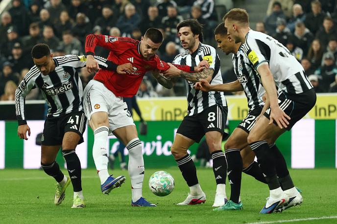 Benjamin Šeško | Benjamin Šeško je z Unitedom izgubil v Newcastlu. | Foto Reuters