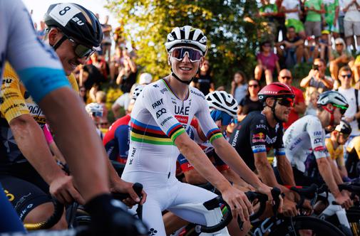 Julian Alaphilippe zmagovalec v Quebecu, Tadej Pogačar le pretegnil noge