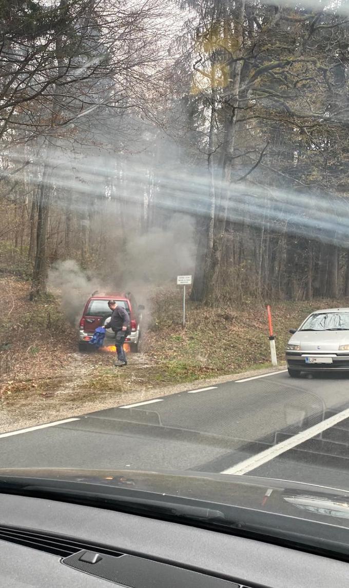 Požar | Foto: Facebook / RADARJI in POLICIJSKE KONTROLE OD KOLPE DO LJUBLJANE