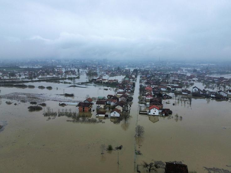 Poplave na območju Prijedora.  | Foto: Reuters