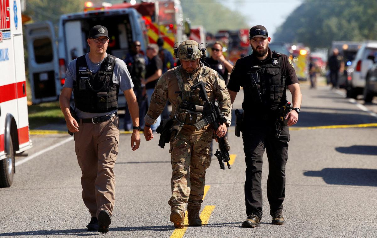 Po streljanju v mormonski cerkvi v Grand Blancu v ameriški zvezni državi Michigan | Foto Reuters
