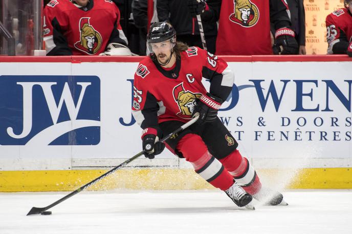 Erik Karlsson | Erik Karlsson se po devetih sezonah pri Ottawa Senators, kjer je bil zadnja štiri leta kapetan, seli v Kalifornijo k San Jose Sharks. | Foto Reuters