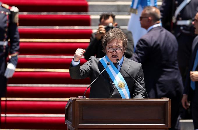 Argentinski predsednik Javier Milei. | Foto: Reuters