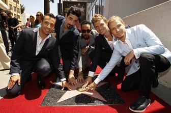 Backstreet Boys z zvezdo na Pločniku slavnih