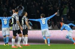 Handanović z Interjem po dveh golih prednosti remiziral, Napoli prekinil niz Juventusa