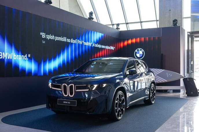 BMW iX3 | Statična premiera BMW iX3 v Ljubljani, avtomobili pa bodo na cestah spomladi.  | Foto Žiga Intihar