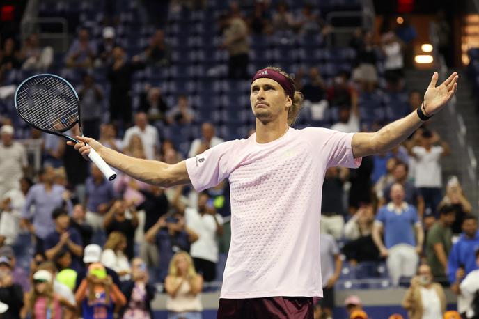 Alexander Zverev | Zverev je napredoval po petih nizih. | Foto Reuters