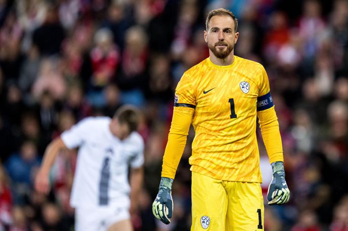 Jan Oblak | Slovenija je na letošnji izvedbi lige narodov ohranila nedotaknjeno mrežo le doma proti Kazahstanu. Danes bo pri zadnjeuvrščeni ekipi skupine B3 še gostovala. | Foto Guliverimage