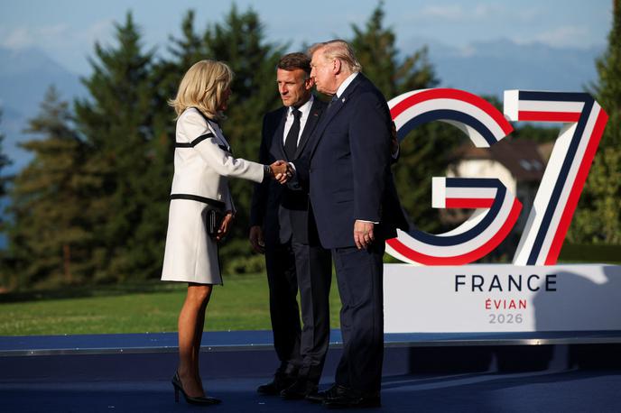 Donald Trump, Brigitte Macron | Foto Reuters