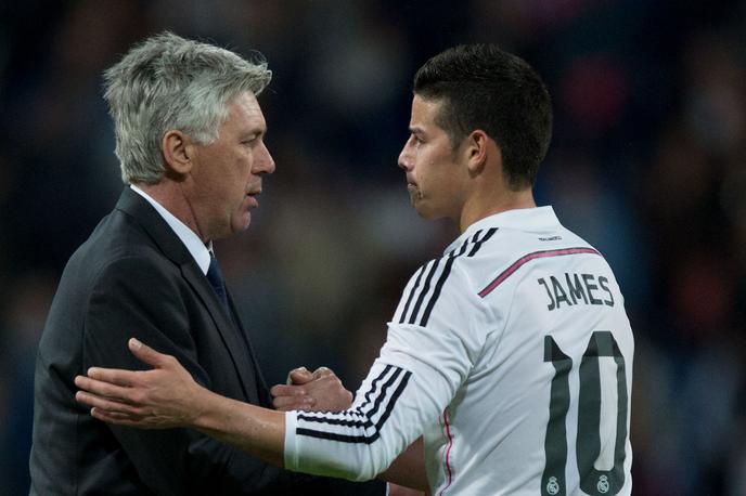 Carlo Ancelotti James Rodriguez | Foto Getty Images