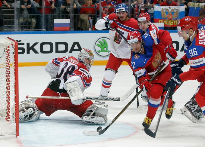 Vratar Dominik Furch je junak češke zmage nad Rusijo. Zaustavil je vseh 25 strelov zbornaje komande. | Foto: Reuters