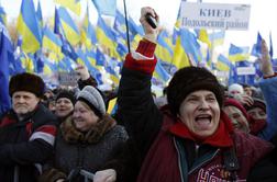 V Ukrajini na ulicah več tisoč podpornikov vlade