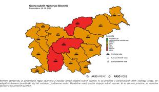 Izjemno sušne razmere v osrednji Sloveniji, na Notranjskem in Koroškem