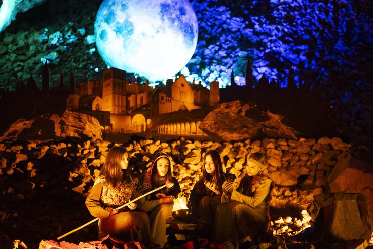 Žive jaslice bodo na ogled od danes do torka. | Foto: Ana Kovač