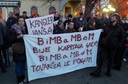 Protesti v Mariboru so se sprevrgli v nasilje