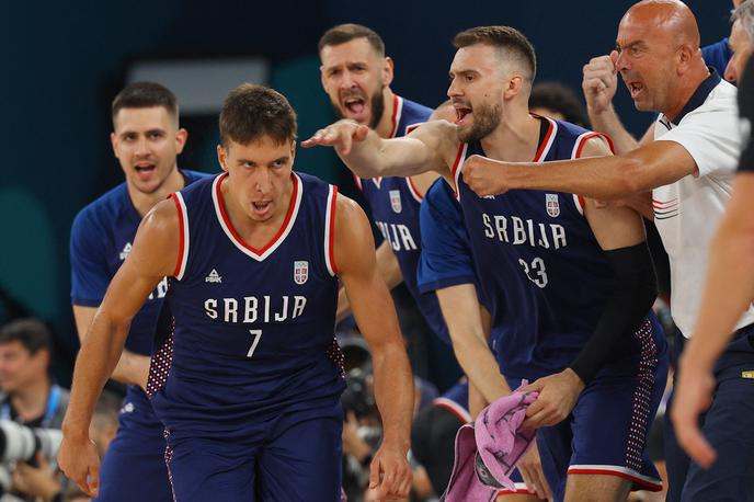 Pariz 2024 košarka Srbija Bogdan Bogdanović | Srbija je iz minute v minuto igrala bolje in bila neustavljiva v napadu. | Foto Reuters