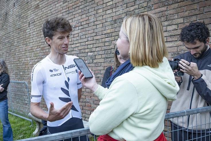 George Bennett med pogovorom za Sportal | Foto: Ana Kovač
