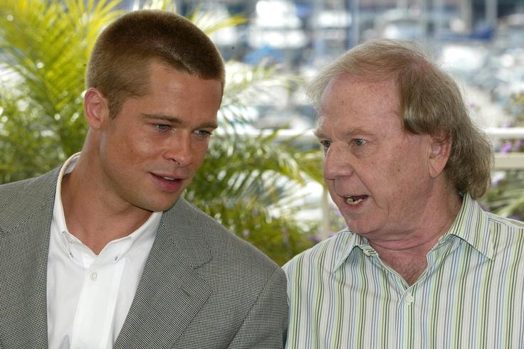 Petersen z Bradom Pittom ob premieri filma Troja | Foto: Guliverimage/AP