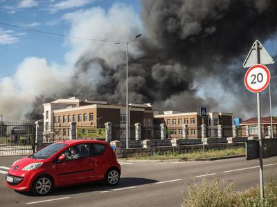 Ruski napadi v Ukrajini zahtevali nove žrtve, v Kijevu v plamenih akademija znanosti