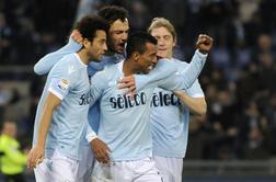 Lazio po visoki zmagi skočil na tretje mesto