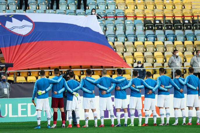 Češka Slovenija U21 | Mlada slovenska reprezentanca je v Celju osvojila prvo točko na Euru. | Foto Vid Ponikvar