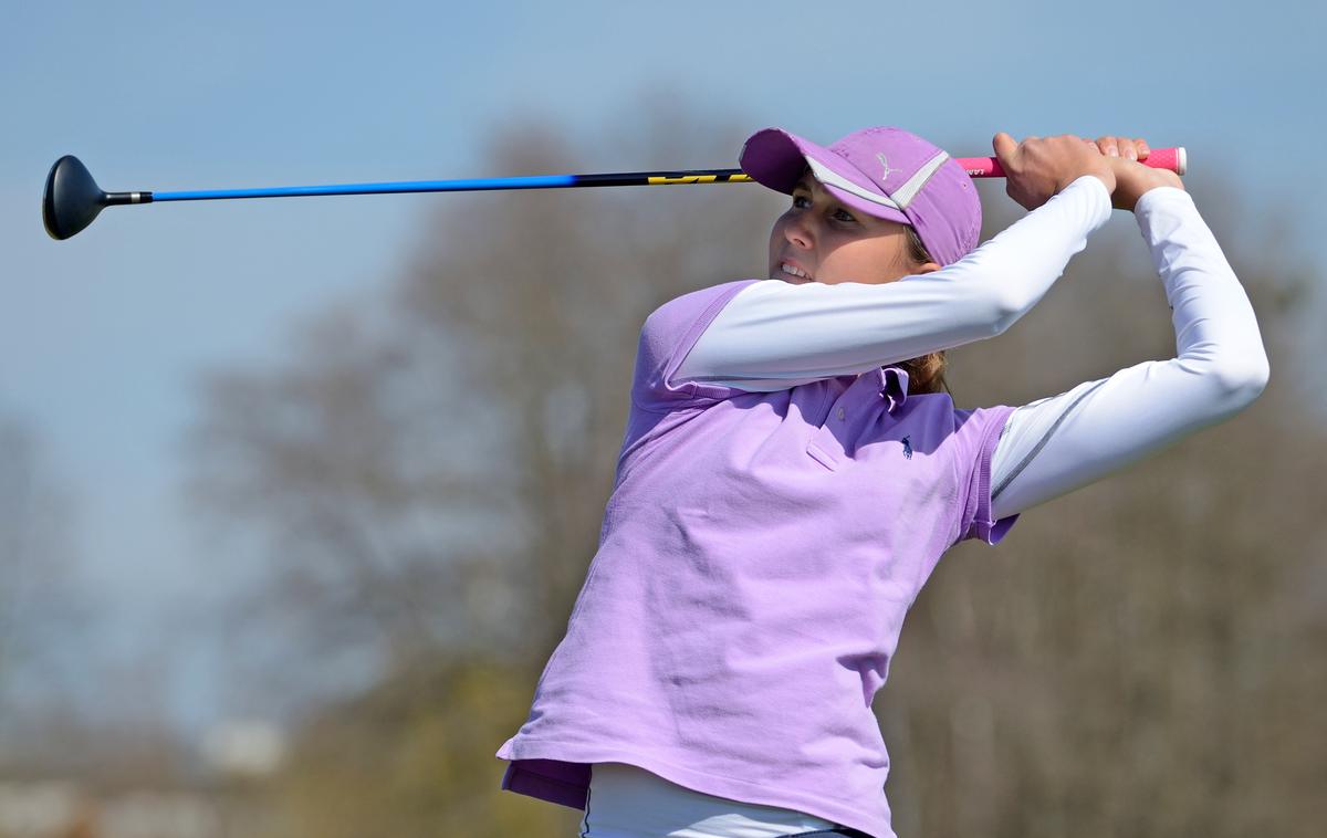 Pia Babnik | Pia Babnik je dobro začela svoj zadnji turnir pred odhodom v Tokio. | Foto Gorazd Kogoj/Golf zveza Slovenije