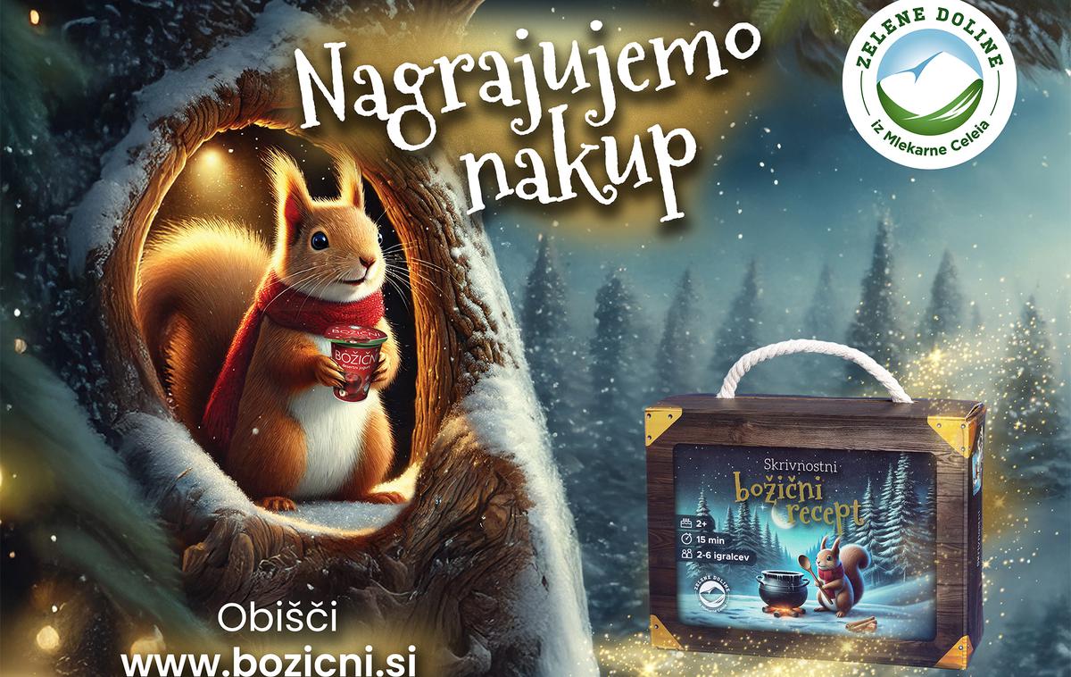 Božični jogurt, Zelene Doline | Foto Mlekarna Celeia