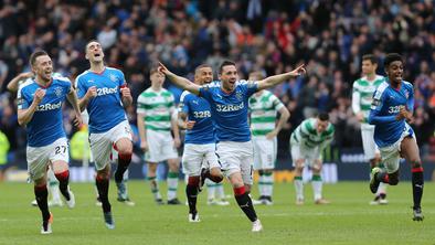 Rangers po vrnitvi med elito že šokirali Celtic