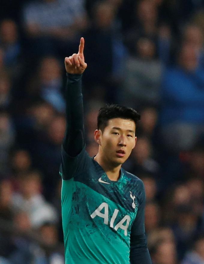 Son Heung-Min je za Tottenham dosegel dva zadetka. | Foto: Reuters