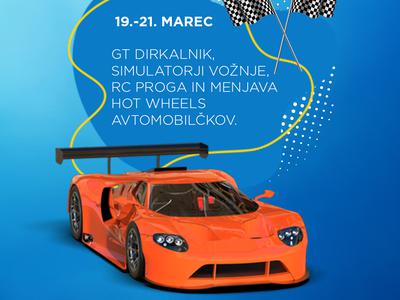 Citypark vabi na dirkaški konec tedna: prvič na ogled pravi dirkalnik GT