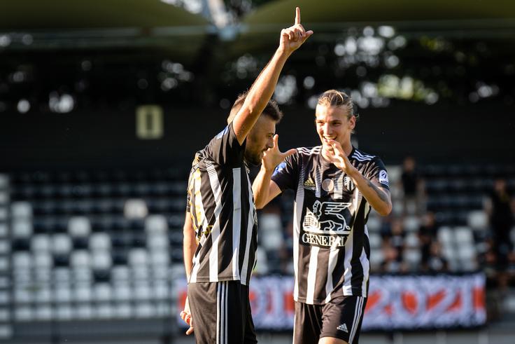 Amadej Maroša je popeljal Muro v vodstvo. | Foto: Blaž Weindorfer/Sportida