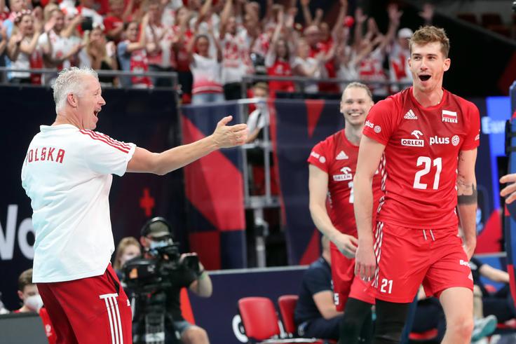 Vital Heynen je bil s predstavo proti Rusiji nadvse zadovoljen. Pred tekmo s Slovenijo o naših odbojkarjih modro govori z izbranimi besedami. | Foto: Guliverimage/Vladimir Fedorenko